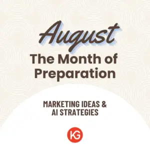 August Marketing Ideas & AI Strategies blog cover