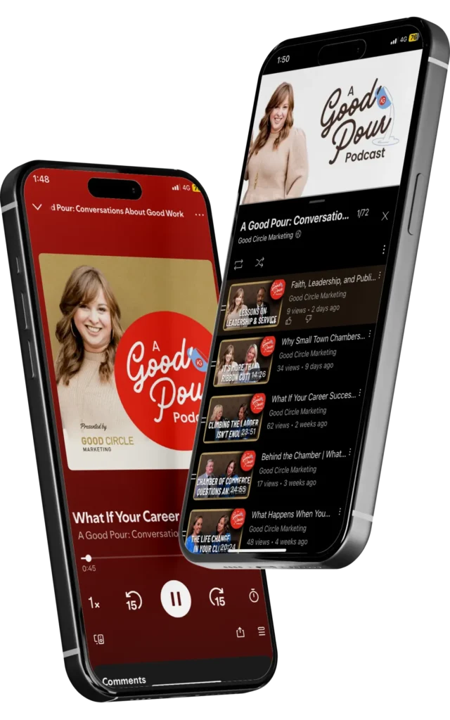 A Good Pour Mockup Phones