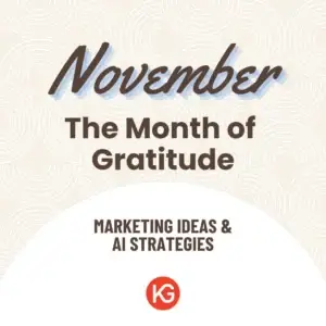 November Marketing Ideas & AI Strategies blog cover