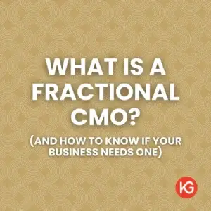 What Is a Fractional CMO blog cover